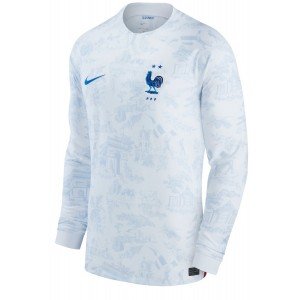 Camisa II Seleção da França 2022 Away manga comprida