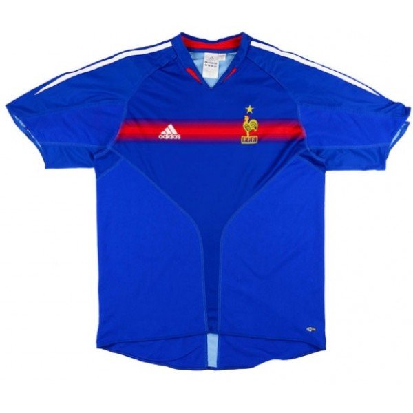 Camisa I Seleção da França 2004 Adidas retro 