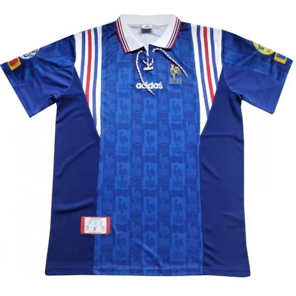 Camisa I Seleção da França 1996 Adidas retro 