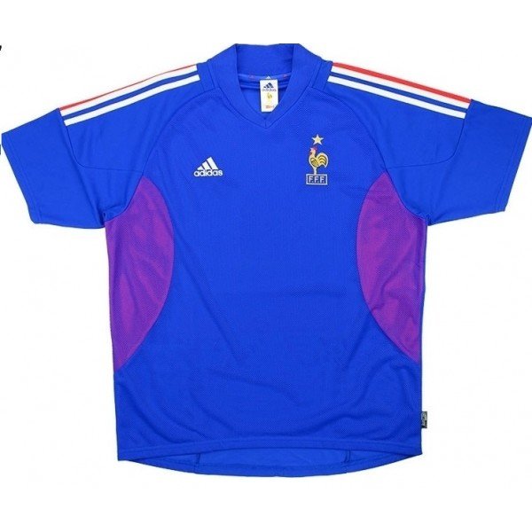 Camisa I Seleção da França 2002 Adidas Retro 