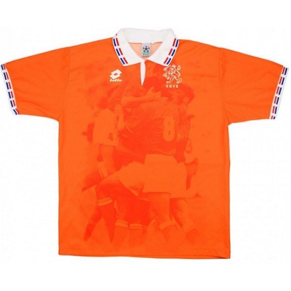 Camisa retro Lotto seleção da Holanda 1996 I jogador