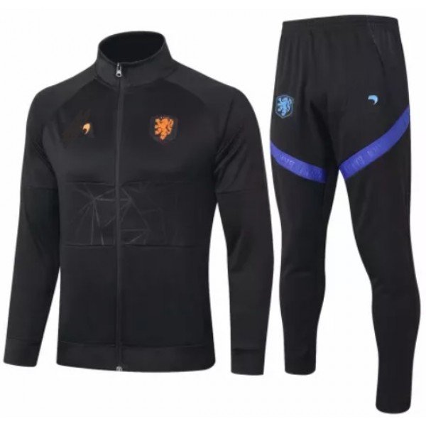 Kit treinamento Seleção da Holanda 2020 2021 preto