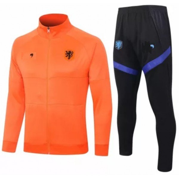 Kit treinamento Seleção da Holanda 2020 2021 Laranja 