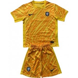 Kit infantil Goleiro II Seleção da Holanda 2024 Away