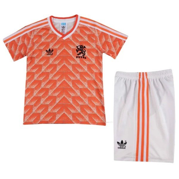 Kit infantil I Seleção da Holanda 1988 Adidas retro 