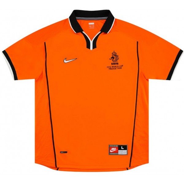 Camisa I Seleção da Holanda 1998 Home retro 