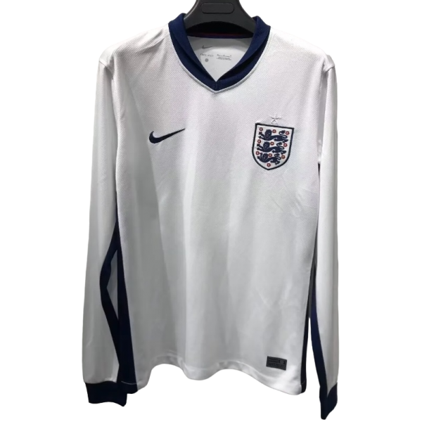 Camisa I Seleção da Inglaterra 2024 Home manga comprida