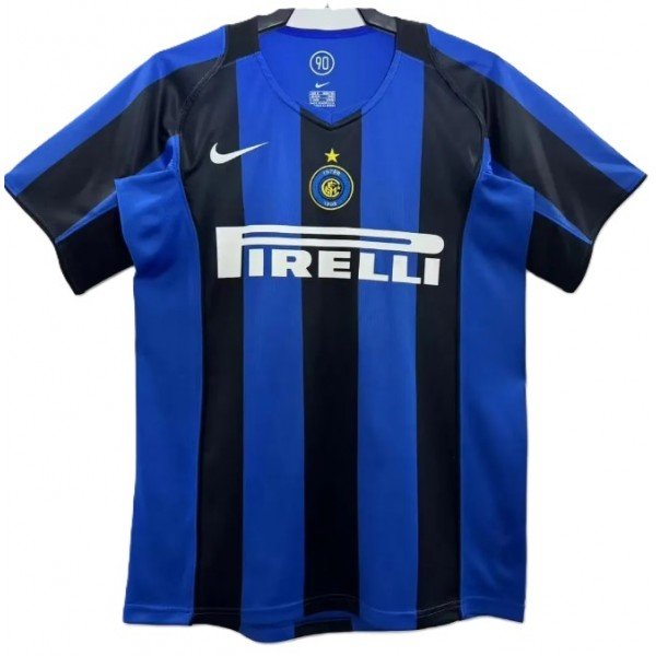 Camisa I Inter de Milão 2004 2005 Home retro 