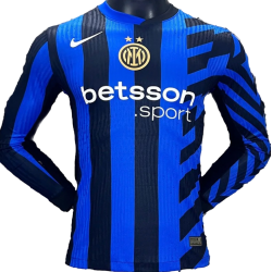 Camisa I Inter de Milão 2024 2025 Home manga comprida