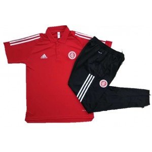 Kit viagem oficial Adidas Internacional 2020 Vermelho e preto