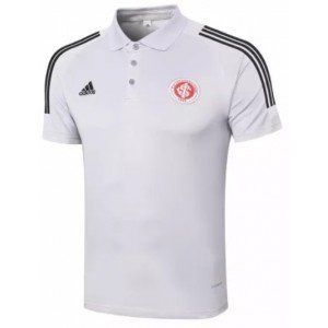 Camisa Polo oficial Adidas Internacional 2020 Branca