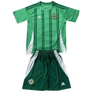 Kit infantil I Seleção da Irlanda do Norte 2024 Adidas oficial 