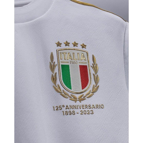 Camisa Seleção da Italia 2023 2024 Adidas oficial 125 anos