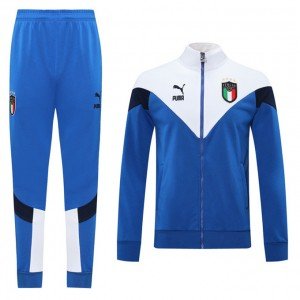 Kit treinamento oficial Puma seleção da Itália 2020 2021 Azul e branco
