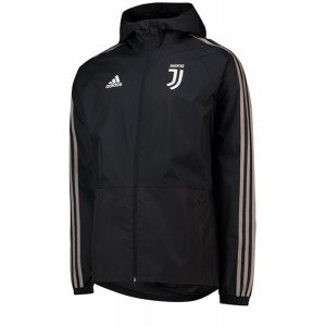 Jaqueta corta vento oficial Adidas Juventus 2018 2019 preta