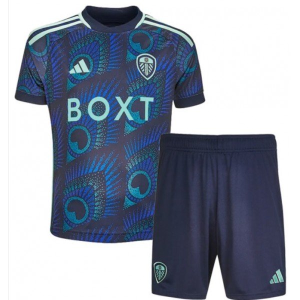 Kit infantil II Leeds United 2023 2024 Adidas oficial 