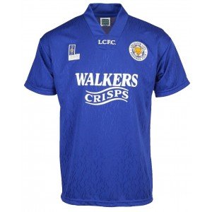 Camisa I Leicester City 1992 1993 Fox Leisure retro