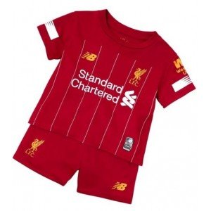 Kit infantil oficial New Balance Liverpool 2019 2020 I jogador