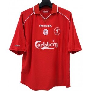 Camisa I Liverpool 2001 2002 Reebok Retro