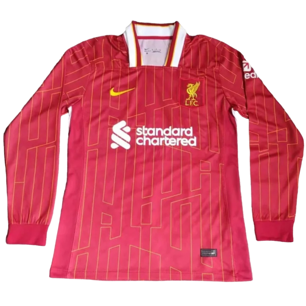 Camisa I Liverpool 2024 2025 Home Manga comprida