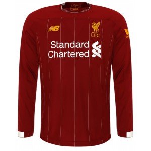 Camisa oficial New Balance Liverpool 2019 2020 I jogador manga comprida