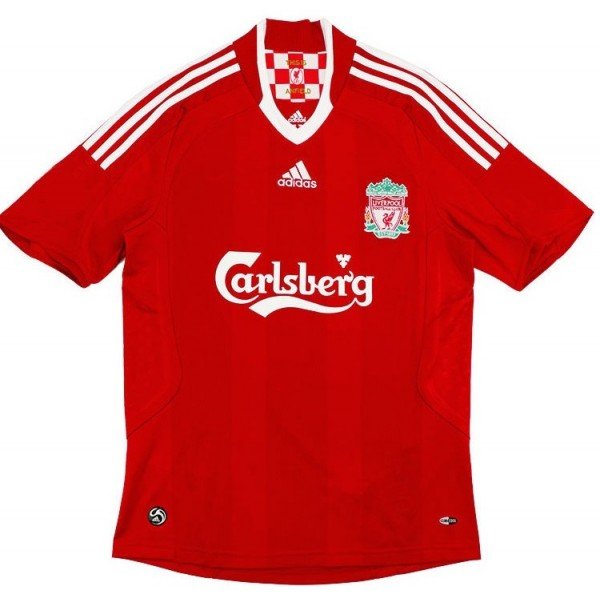 Camisa I Liverpool 2009 2010 Adidas retro 