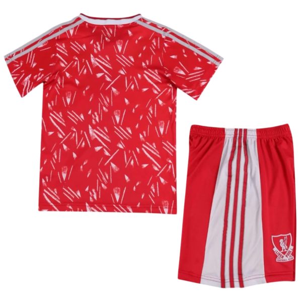 Kit infantil I Liverpool 1989 1991 Adidas retro 