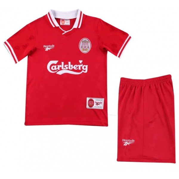 Kit infantil I Liverpool 1996 1997 Reebok retro 