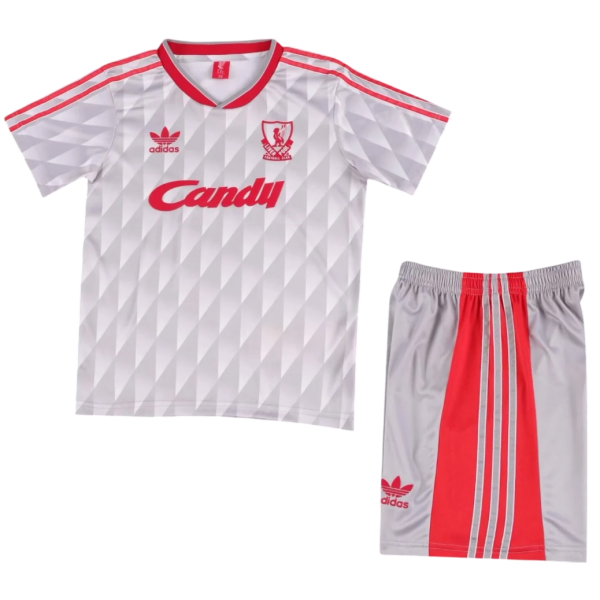 Kit infantil II Liverpool 1989 1991 Adidas retro 