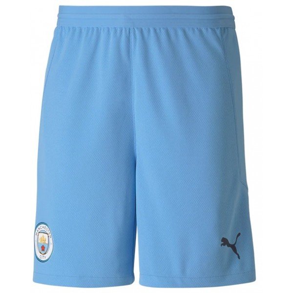 Calção oficial Puma Manchester City 2020 2021 Azul 