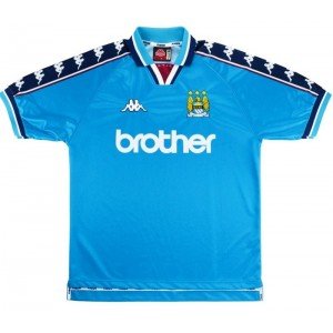 Camisa I Manchester City 1997 1998 Kappa retro