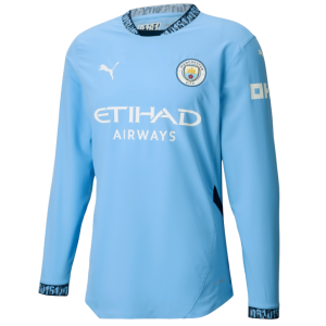 Camisa I Manchester City 2024 2025 Puma oficial manga comprida