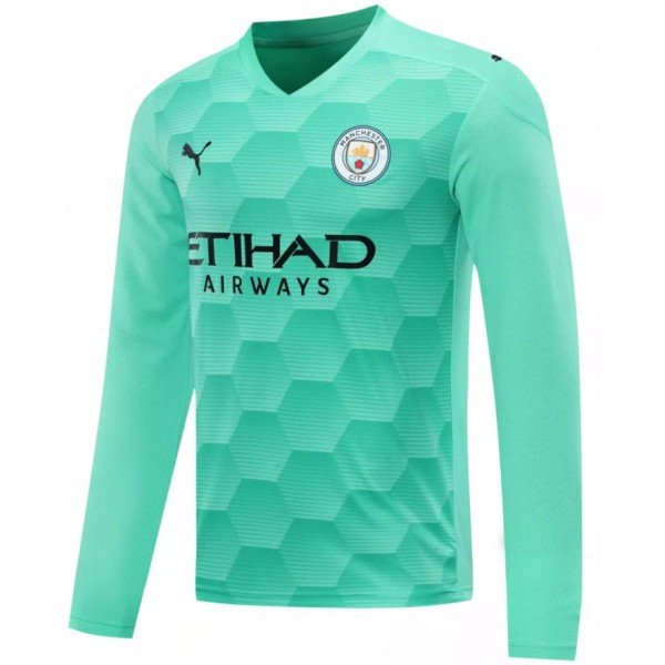  Camisa oficial Puma Manchester City 2020 2021 I  Goleiro manga comprida