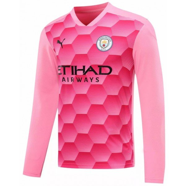  Camisa oficial Puma Manchester City 2020 2021 II  Goleiro manga comprida