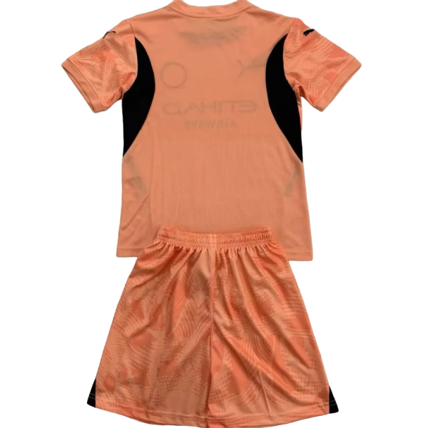 Kit infantil Goleiro II Manchester City 2024 2025 Puma oficial