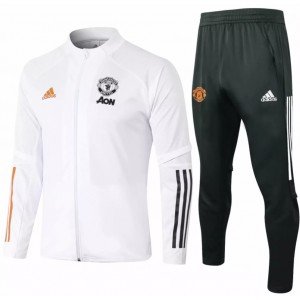 Kit treinamento oficial Adidas Manchester United 2020 2021 Branca
