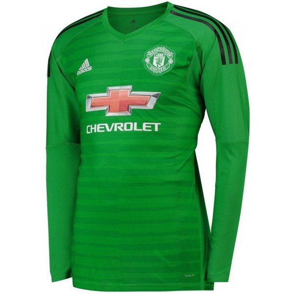 Camisa oficial Adidas Manchester United 2018 2019 I Goleiro manga comprida