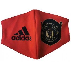 Mascara oficial Adidas Manchester United 2019 2020 vermelha