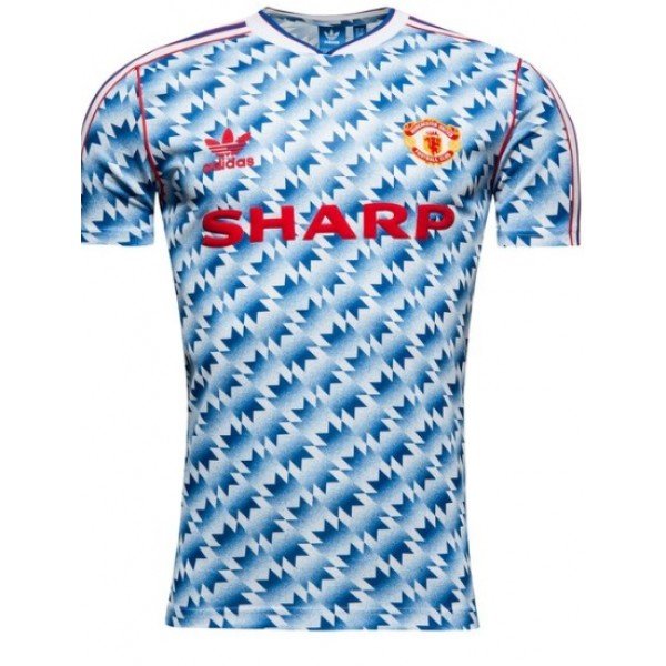 Camisa retro Adidas Manchester United 1990 1992 II jogador