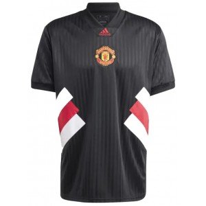 Camisa Manchester United 2023 2024 Adidas oficial ICON Preta