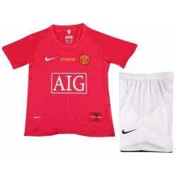 Kit infantil I Manchester United 2007 2008 Home retro