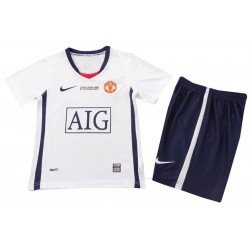 Kit infantil II Manchester United 2008 2009 Away Retro