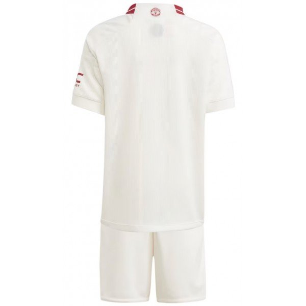 Kit infantil III Manchester United 2023 2024 Adidas oficial 