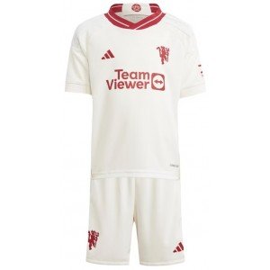 Kit infantil III Manchester United 2023 2024 Adidas oficial 