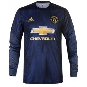 Camisa oficial Adidas Manchester United 2018 2019 III jogador manga comprida