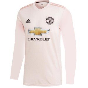 Camisa oficial Adidas Manchester United 2018 2019 II jogador manga comprida