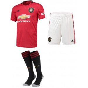 Kit adulto oficial Adidas Manchester United 2019 2020 I jogador