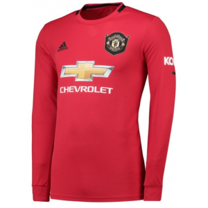 Camisa oficial Adidas Manchester United 2019 2020 I jogador manga comprida