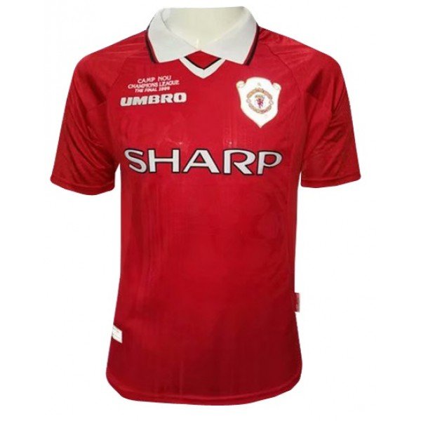 Camisa retro Umbro Manchester United 1999 2000 I jogador