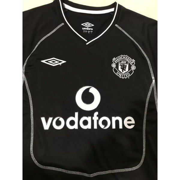 Camisa retro Umbro Manchester United 2001 2002  II jogador